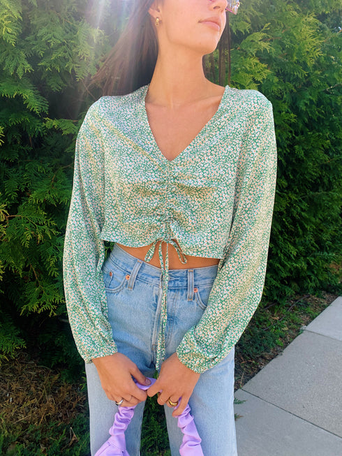 The Garden Party Top // Sage